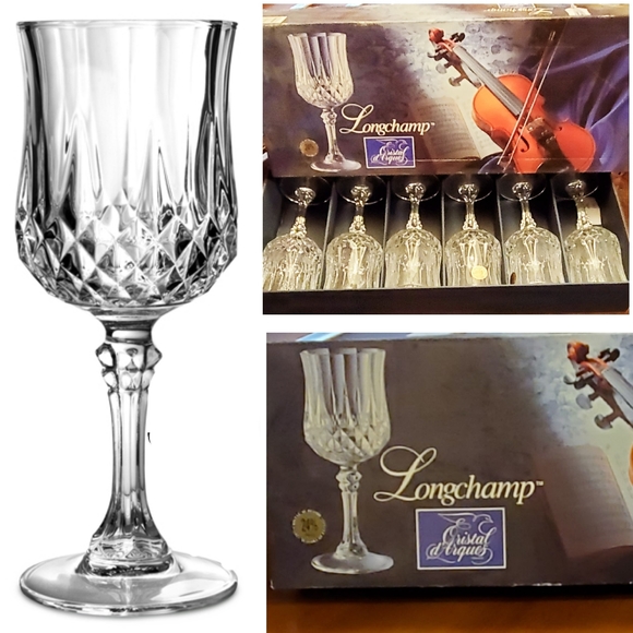 Cristal d'Arques Longchamp Wine Goblet Set